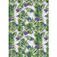 Farbe Fern and Butterfly Nature A/4 Gummimappe