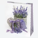 Farbe Bunch Lavendelpapier-Geschenktasche, Tasche 19x23x10,5 cm