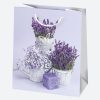 Farbe Bunch Lavendelpapier-Geschenktasche, Tasche 19x23x10,5 cm
