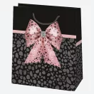 Farbe Bow Papiergeschenktasche 19x23x10,5 cm