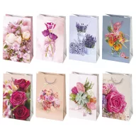   Farbe Bouquets Blumenpapier-Geschenktüte, Geschenktüte 16x24x7 cm
