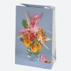 Farbe Bouquets Blumenpapier-Geschenktüte, Geschenktüte 16x24x7 cm
