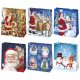 Weihnachten Santa Magic Papier Geschenkbeutel 15,5x15,5x8 cm