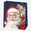 Weihnachten Santa Magic Papier Geschenkbeutel 15,5x15,5x8 cm
