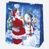 Weihnachten Santa Magic Papier Geschenkbeutel 15,5x15,5x8 cm