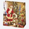 Weihnachten Santa Magic Papier Geschenkbeutel 15,5x15,5x8 cm