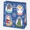 Weihnachten Santa Magic Papier Geschenkbeutel 15,5x15,5x8 cm