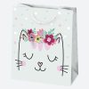 Tiere Sissy Papiergeschenktasche 19x23x10,5 cm