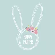 Ostern Graphic Bunny Serviette 20 Stk 33x33 cm
