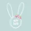 Ostern Graphic Bunny Serviette 20 Stk 33x33 cm