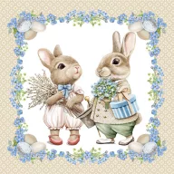 Ostern Vintage Serviette 20 Stück 33x33 cm
