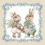 Ostern Vintage Serviette 20 Stück 33x33 cm