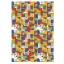 Farbe Block Fun Lego-Muster A/4 Gummibandordner