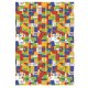 Farbe Block Fun Lego-Muster A/4 Gummibandordner