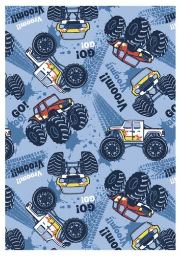 Fahrzeug Monster Truck A4 Gummibandmappe