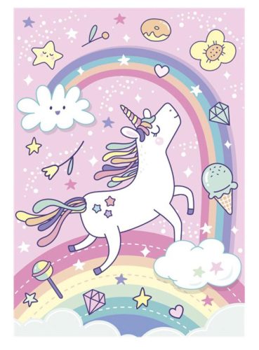 Einhorn Rainbow A/4 Gummibandordner