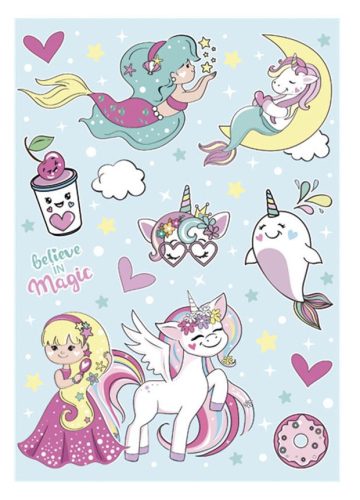 Einhorn Believe in Magic A/4 Gummiseilordner