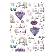 Katze Chic Girl A/4 Gummimappe