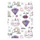 Katze Chic Girl A/4 Gummimappe