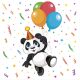 Tiere Funny Panda Servietten 20 Stk 33x33 cm