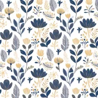 Farbe Scandinavian Floral Blumenserviette 20 Stk 33x33 cm