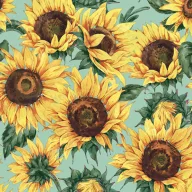 Farbe Wallpaper Sonnenblumen Serviette 20er Pack 33x33 cm
