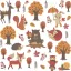 Tiere Woodland Serviette 20 Stück 33x33 cm