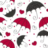 Farbe Lovely Regenschirm Serviette 20 Stk 33x33 cm