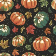 Halloween Maple Leaves Serviette, 20 Stück, 33x33 cm