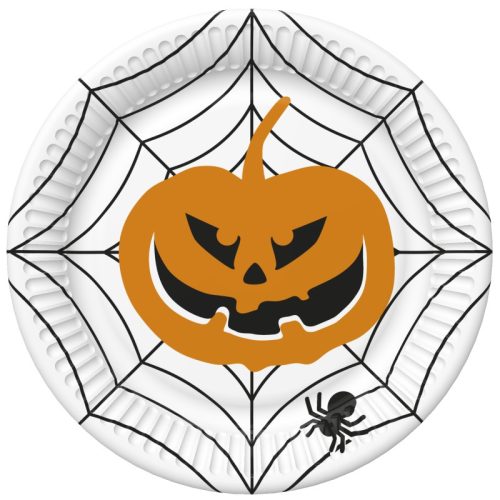 Halloween Scary Pappteller, 8 Stk, 18 cm