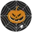 Halloween Scary Black Pappteller 8er Set, 22,7 cm