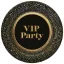 Party Gold VIP 8er Set Pappteller, 18 cm