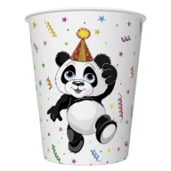 Tiere Funny Panda Papierbecher 8 Stück 250 ml