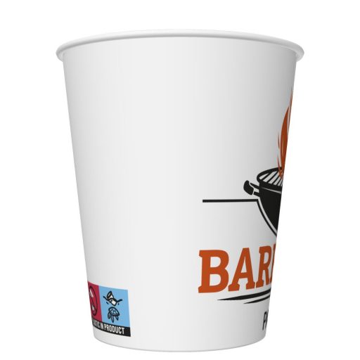 BBQ Party Barbecue-Pappbecher 8 Stk. 250 ml