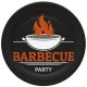 BBQ Party Barbecue Pappteller 8er Set 18 cm