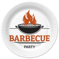 BBQ Party Barbecue Pappteller 8er-Pack, 22,7 cm