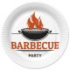 BBQ Party Barbecue Pappteller 8er-Pack, 22,7 cm