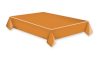 Farbe White Dots Orange Papiertischdecke 120x180 cm