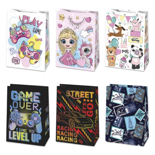 Farbe Party Papiergeschenktasche 23x32x11 cm