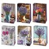 Farbe Vase Lavendel Papier Geschenktasche, 23x32x11 cm