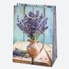 Farbe Vase Lavendel Papier Geschenktasche, 23x32x11 cm