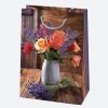 Farbe Vase Lavendel Papier Geschenktasche, 23x32x11 cm