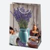 Farbe Vase Lavendel Papier Geschenktasche, 23x32x11 cm