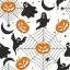 Halloween Scary Servietten 20er-Pack 25x25 cm