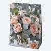 Farbe Bouquet Blumen Papier Geschenktüte, Geschenktasche 23x32x11 cm