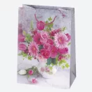 Farbe Bouquet Blumen Papier Geschenktüte, Geschenktasche 23x32x11 cm