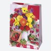 Farbe Bouquet Blumen Papier Geschenktüte, Geschenktasche 23x32x11 cm