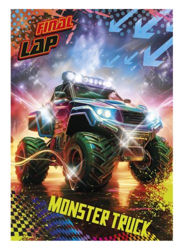 Fahrzeug Final Lap Monster Truck A/4 Gummimappe