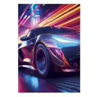 Fahrzeug Street Racing Auto A/4 Mappe mit Gummiband