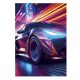 Fahrzeug Street Racing Auto A/4 Mappe mit Gummiband